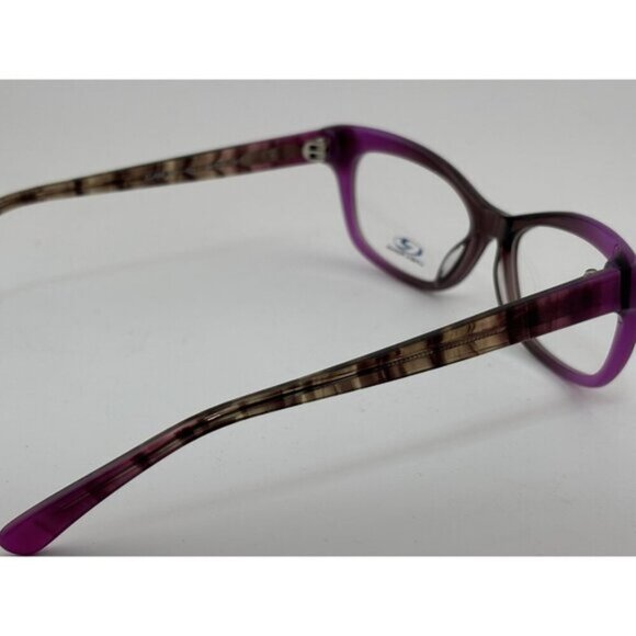 LINEA ROMA - CLASS 293 C1 54-16-135 Brown & Pink Glasses Frames - Picture 5 of 9